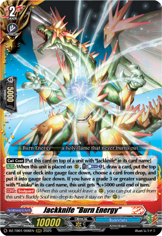 Jackknife "Burn Energy" - DZ-TB01/006EN
