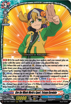 Give the Whole World a Spark, Tetsuya Kurodake - DZ-TB01/009EN