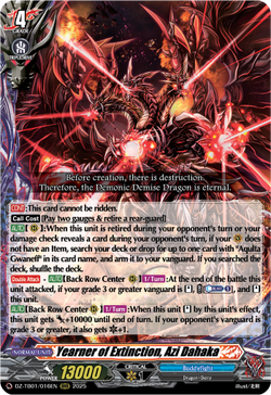 Yearner of Extinction, Azi Dahaka - DZ-TB01/016EN