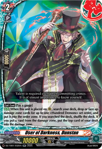 User of Darkness, Dunstan - DZ-TB01/032EN