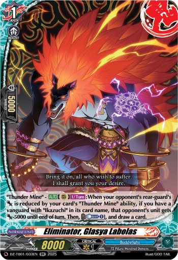 Eliminator, Glasya Labolas - DZ-TB01/033EN