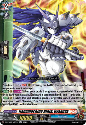 Nanomachine Ninja, Byakuya - DZ-TB01/038EN