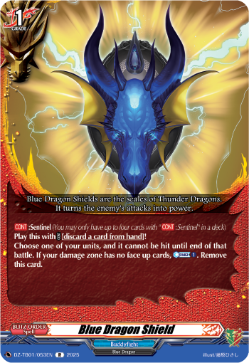 Blue Dragon Shield - DZ-TB01/053EN