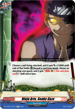 Ninja Arts, Snake Gaze - DZ-TB01/067EN