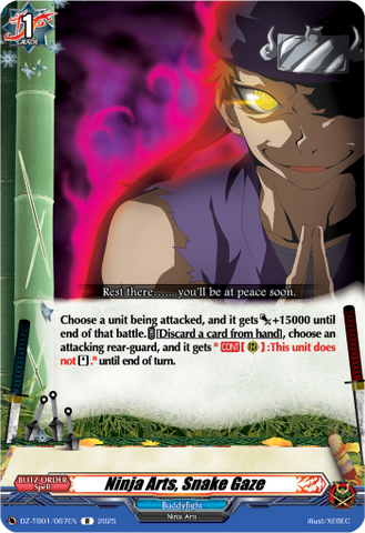 Ninja Arts, Snake Gaze - DZ-TB01/067EN