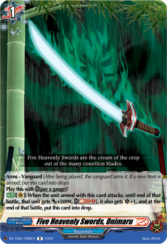 Five Heavenly Swords, Onimaru - DZ-TB01/068EN