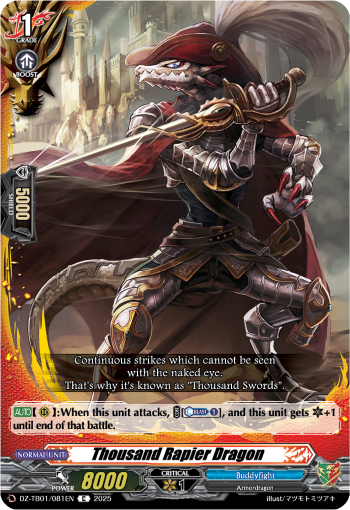 Thousand Rapier Dragon - DZ-TB01/081EN