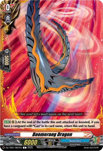 Boomerang Dragon - DZ-TB01/087EN