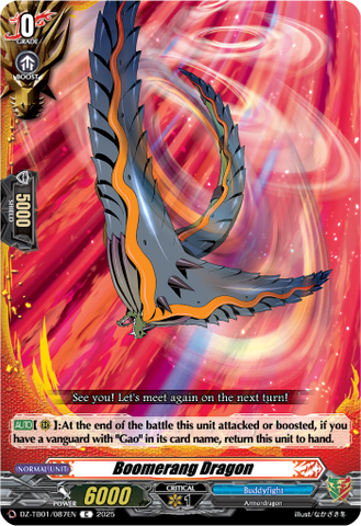 Boomerang Dragon - DZ-TB01/087EN