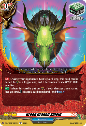 Green Dragon Shield - DZ-TB01/095EN