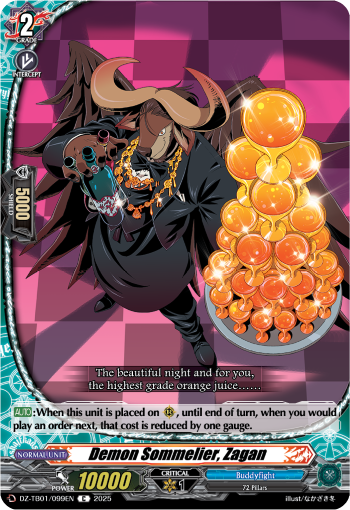 Demon Sommelier, Zagan - DZ-TB01/099EN
