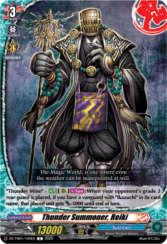 Thunder Summoner, Reiki - DZ-TB01/100EN