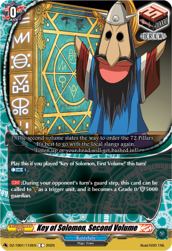 Key of Solomon, Second Volume - DZ-TB01/110EN