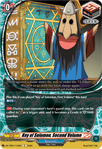Key of Solomon, Second Volume - DZ-TB01/110EN