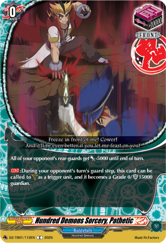 Hundred Demons Sorcery, Pathetic - DZ-TB01/112EN