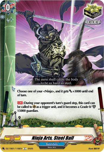 Ninja Arts, Steel Ball - DZ-TB01/118EN