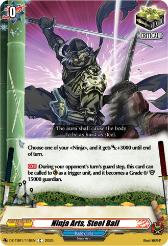 Ninja Arts, Steel Ball - DZ-TB01/118EN