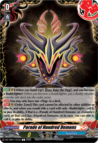 Parade of Hundred Demons - DZ-TB01/131EN