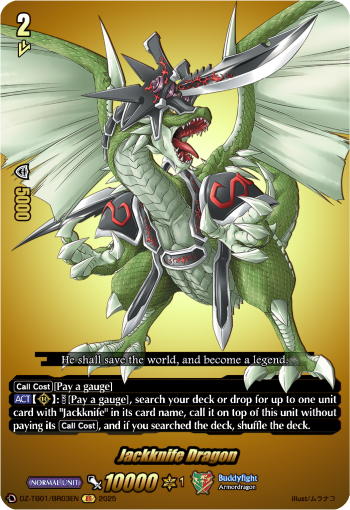 Jackknife Dragon (BR) - DZ-TB01/BR03EN