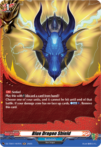 Blue Dragon Shield (Holo) - DZ-TB01/H07EN