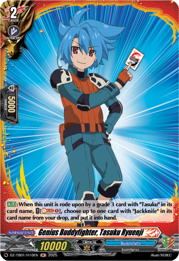 Genius Buddyfighter, Tasuku Ryuenji (Holo) - DZ-TB01/H10EN