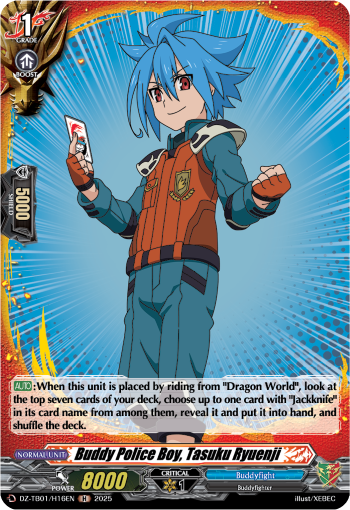 Buddy Police Boy, Tasuku Ryuenji (Holo) - DZ-TB01/H16EN