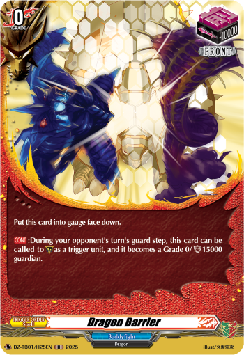 Dragon Barrier (Holo) - DZ-TB01/H25EN