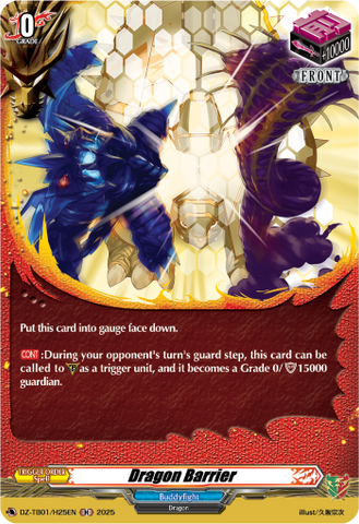 Dragon Barrier (Holo) - DZ-TB01/H25EN