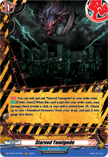 Starved Yamigedo (Holo) - DZ-TB01/H27EN