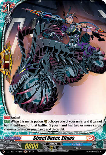 Street Racer, Eligos (Holo) - DZ-TB01/H32EN