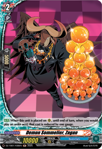 Demon Sommelier, Zagan (Holo) - DZ-TB01/H36EN