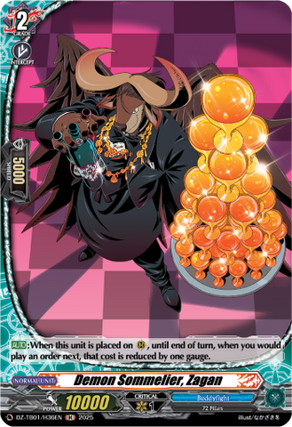 Demon Sommelier, Zagan (Holo) - DZ-TB01/H36EN
