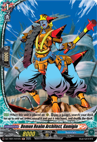 Demon Realm Architect, Gamigin (Holo) - DZ-TB01/H41EN