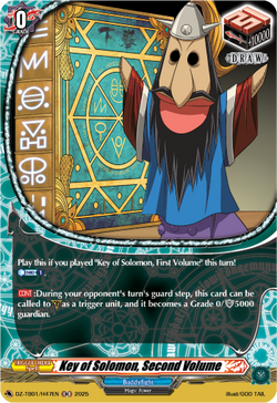 Key of Solomon, Second Volume (Holo) - DZ-TB01/H47EN
