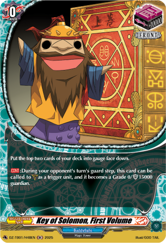 Key of Solomon, First Volume (Holo) - DZ-TB01/H48EN