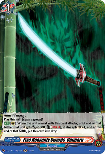 Five Heavenly Swords, Onimaru (Holo) - DZ-TB01/H57EN