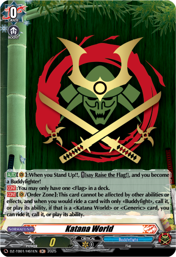 Katana World (Holo) - DZ-TB01/H61EN