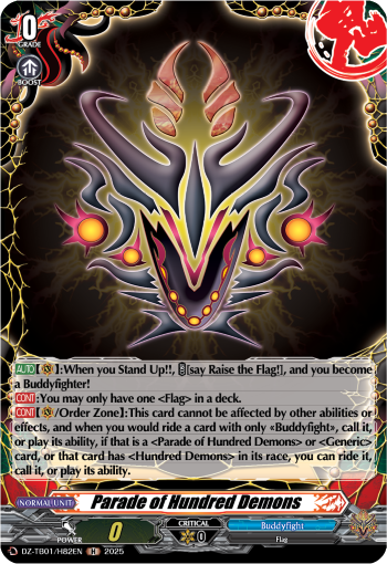 Parade of Hundred Demons (Holo) - DZ-TB01/H82EN