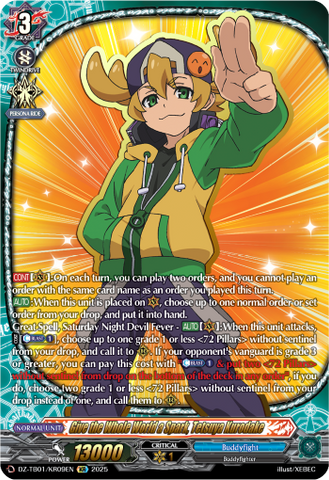 Give the Whole World a Spark, Tetsuya Kurodake (KR) - DZ-TB01/KR09EN