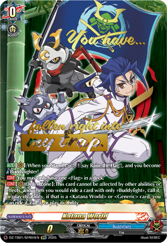 Katana World (SFR) - DZ-TB01/SFR04EN