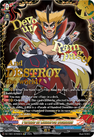 Parade of Hundred Demons (SFR) - DZ-TB01/SFR06EN