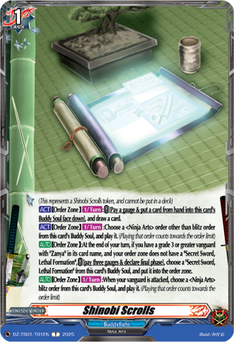 Shinobi Scrolls - DZ-TB01/T01EN