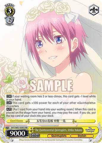 The Quintessential Quintuplets, Ichika Nakano