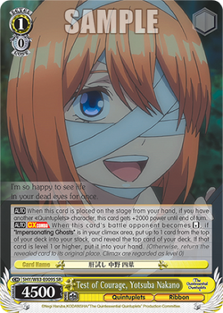 Test of Courage, Yotsuba Nakano (SR)