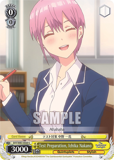 Test Preparation, Ichika Nakano