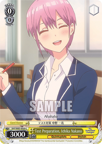 Test Preparation, Ichika Nakano
