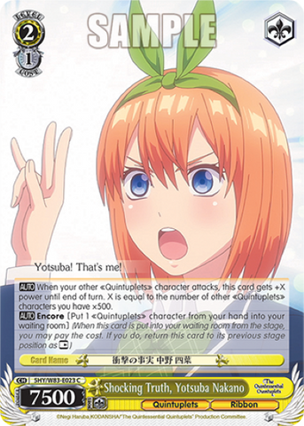 Shocking Truth, Yotsuba Nakano