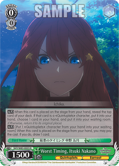 Worst Timing, Itsuki Nakano