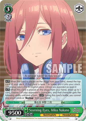 Scorning Eyes, Miku Nakano (SR)
