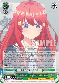 Awkward Atmosphere, Itsuki Nakano